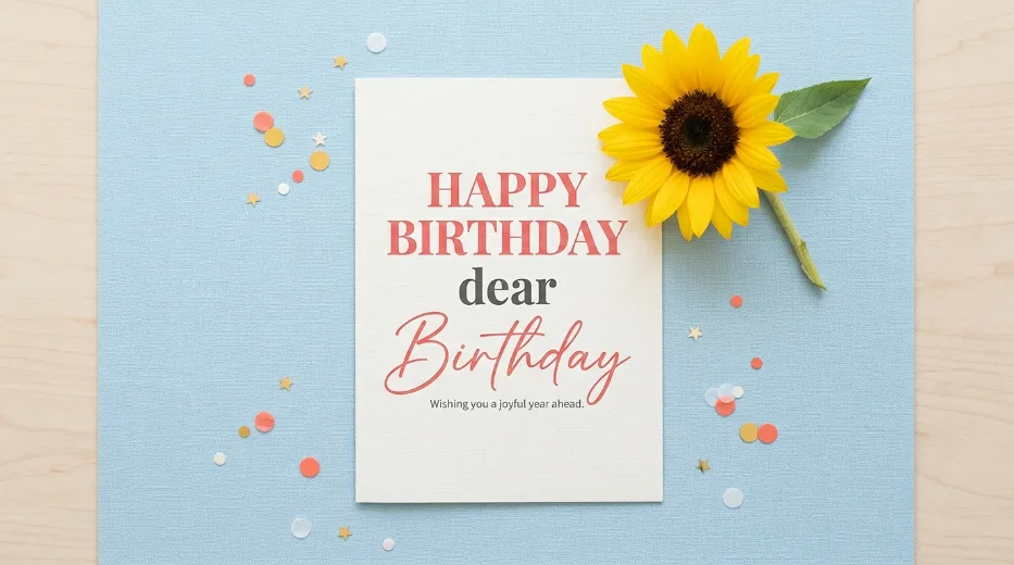 Short & Sweet Birthday Greetings