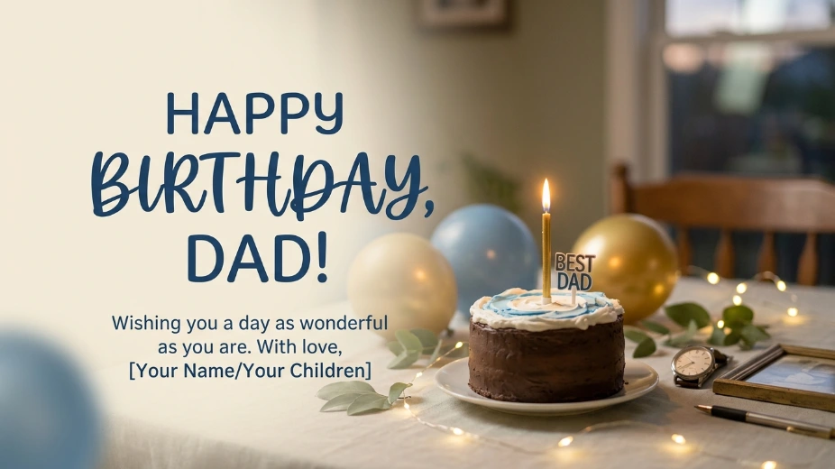 Simple Birthday Wishes for Father