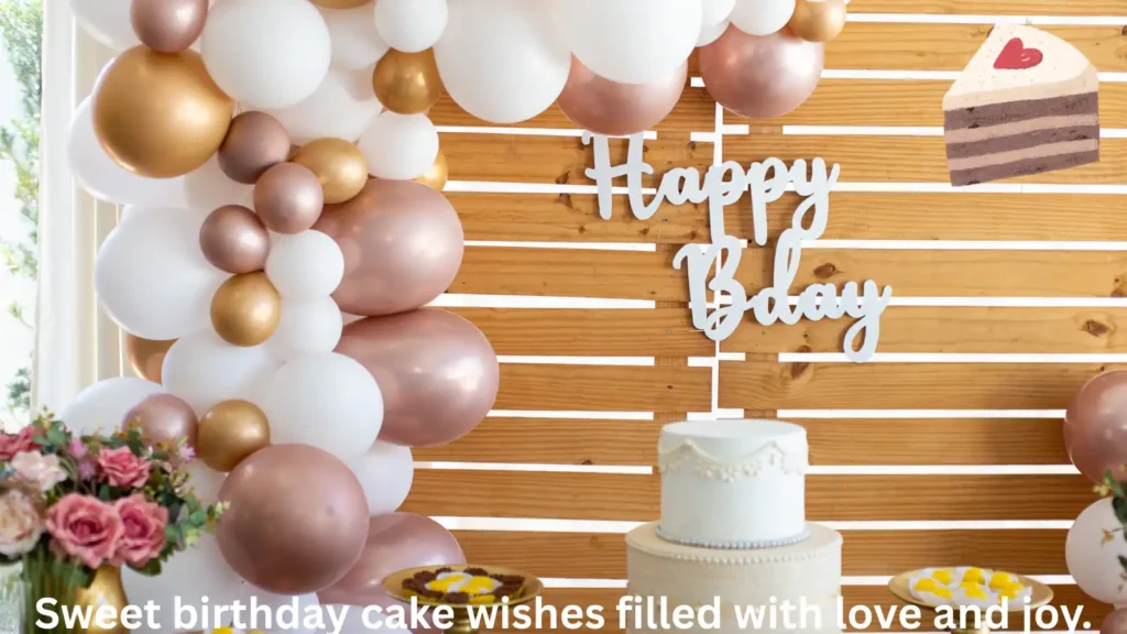 Sweet & Heartfelt Birthday Cake Wishes