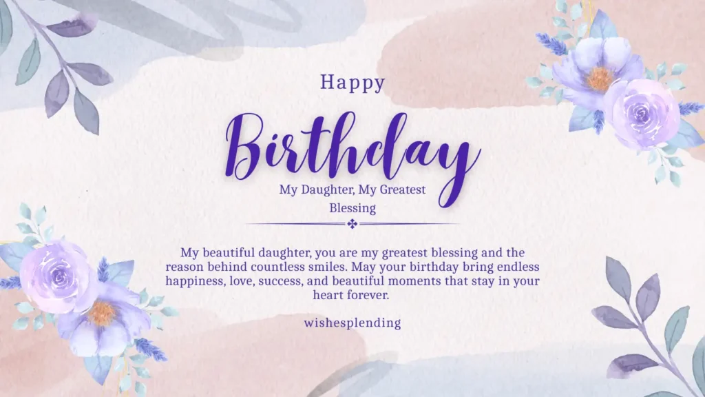 Unique Birthday Wishes for Daughter