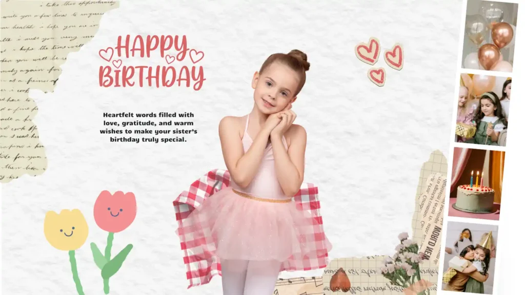 Emotional Birthday Messages for Sister