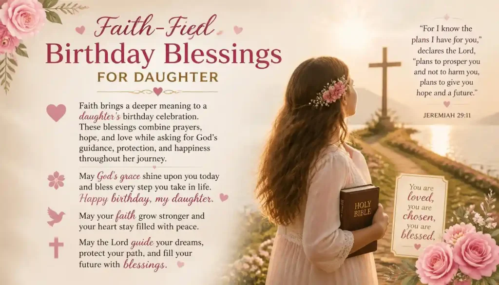 Faith-Filled Birthday Blessings for Daughter