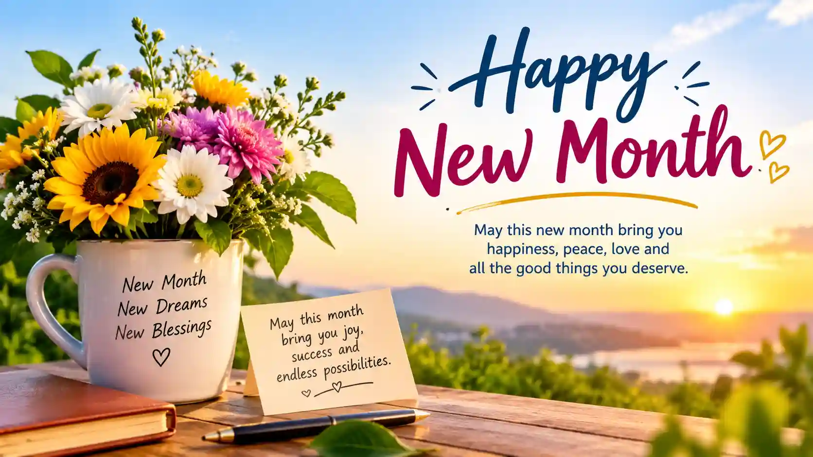 Happy New Month Wishes