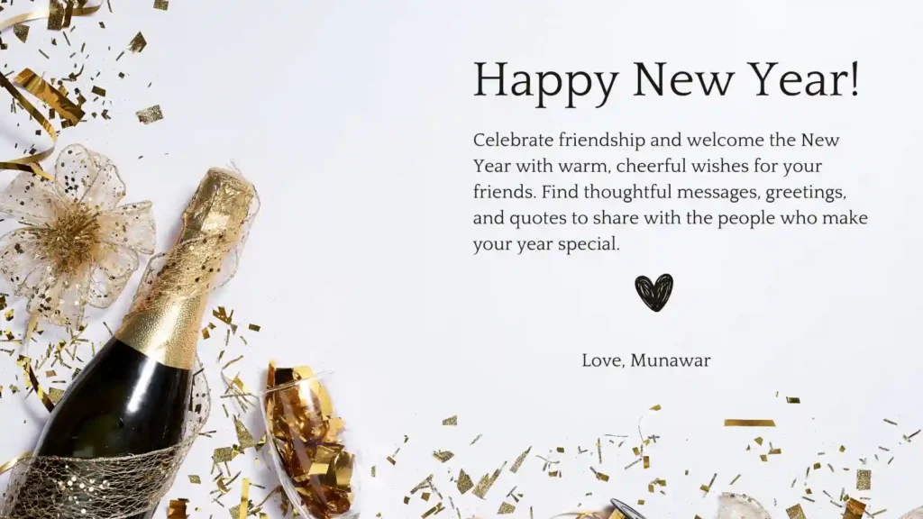 New Year's Wishes for Friends
