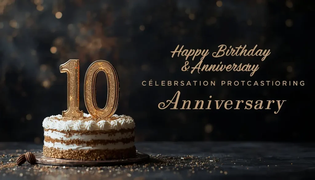 Professional & Corporate Work Anniversary Greetings