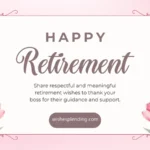 Retirement Wishes for Boss