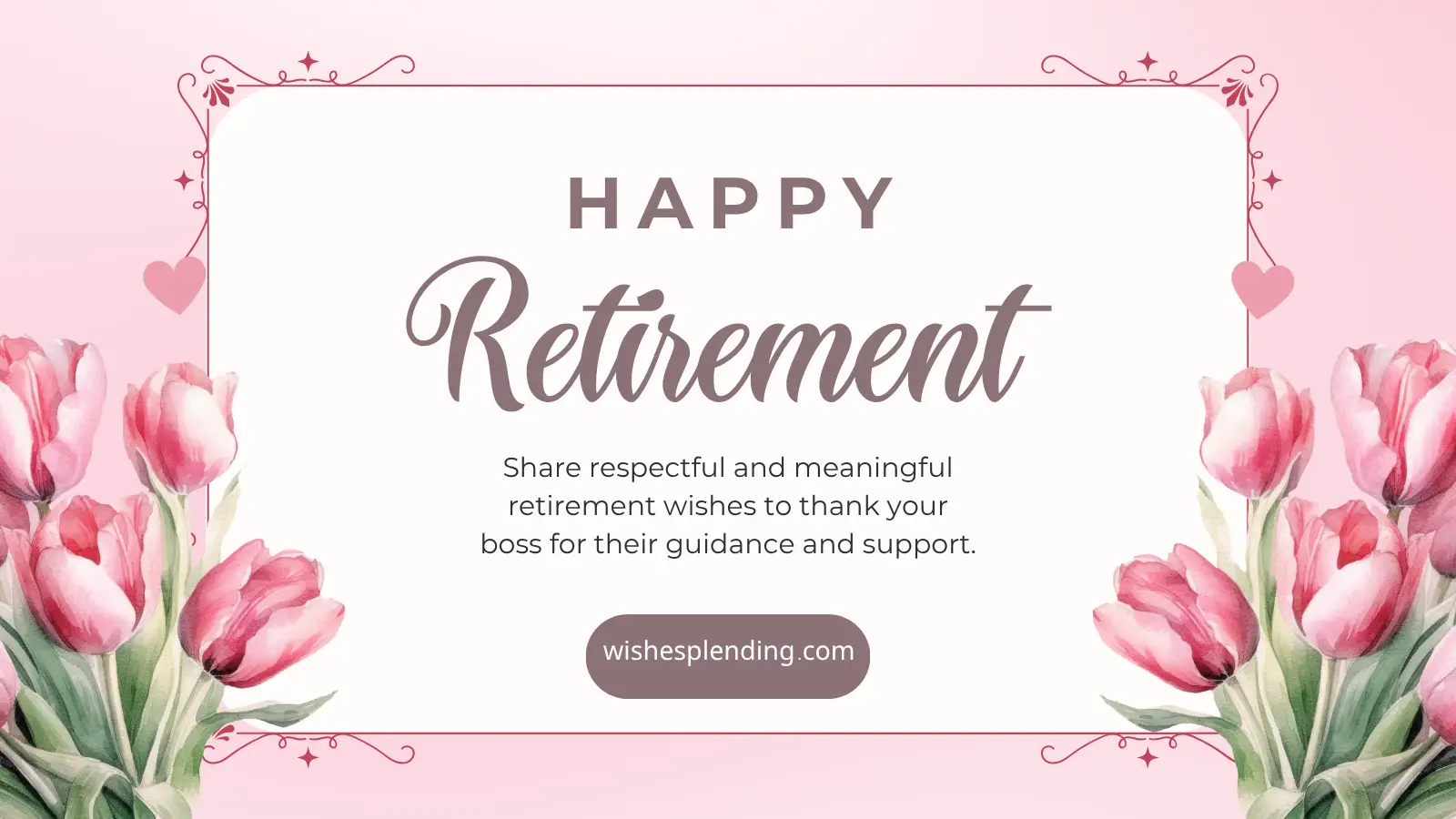 Retirement Wishes for Boss