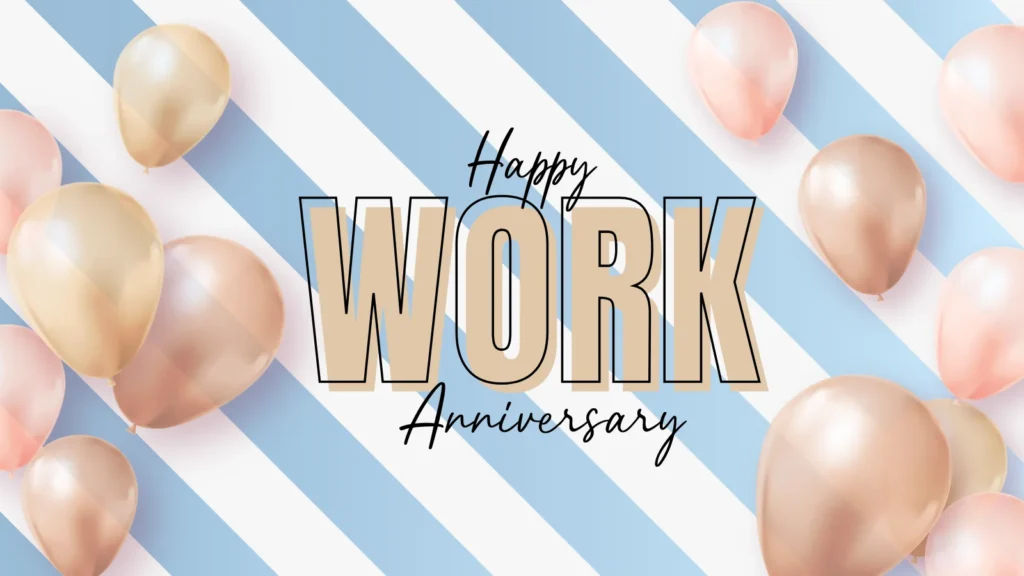 Short Work Anniversary Wishes