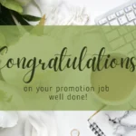 Job Promotion Wishes