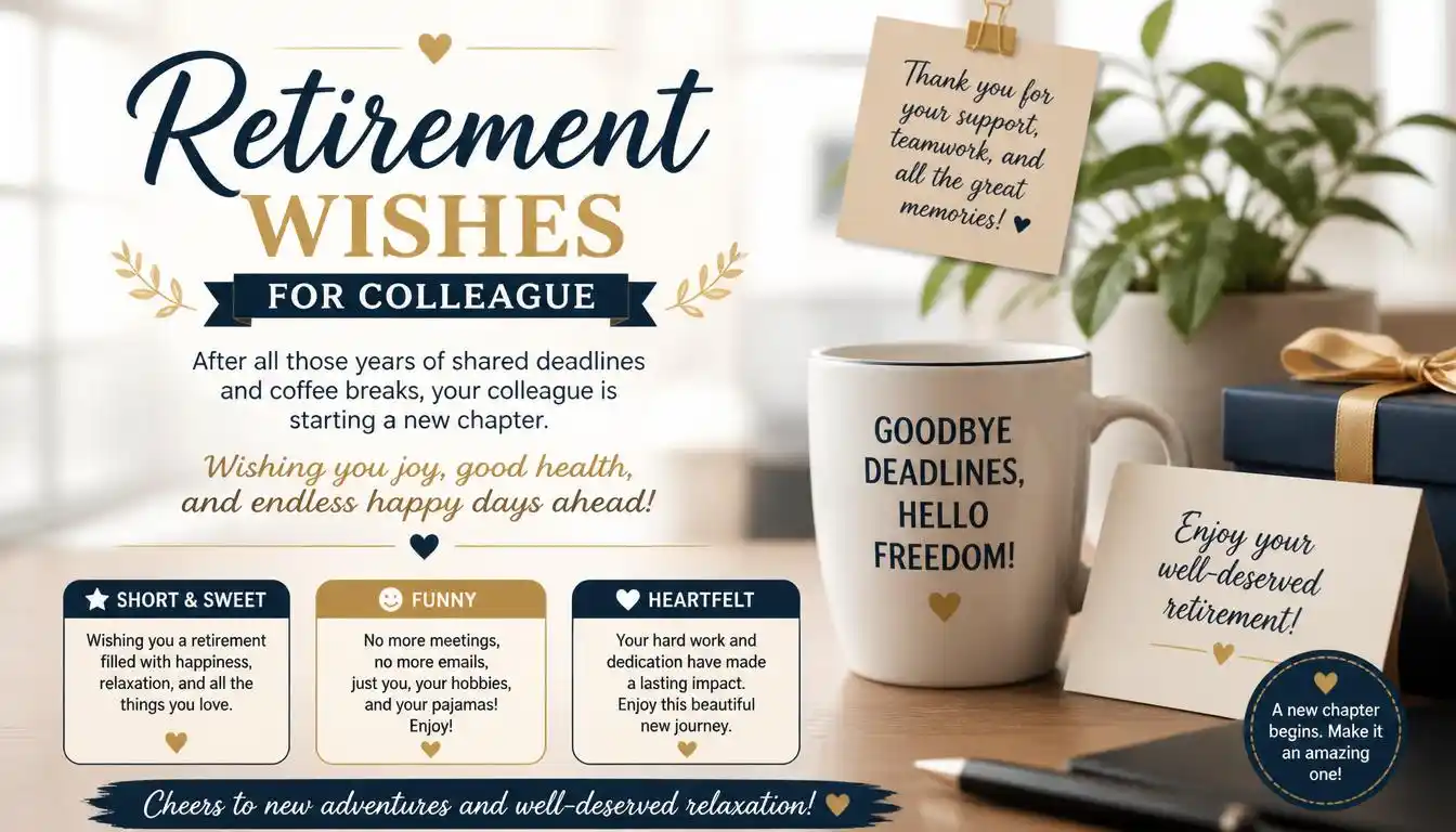 Retirement Wishes for Colleague