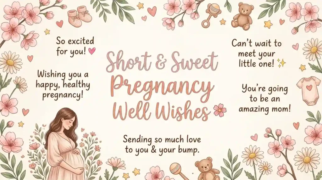 Short and Sweet Pregnancy Well Wishes