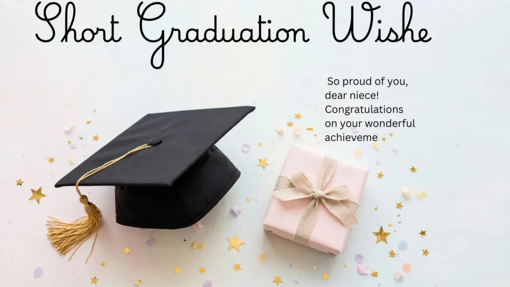 Short Graduation Wishes for Niece